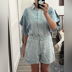 Iro linen denim jumper size 6